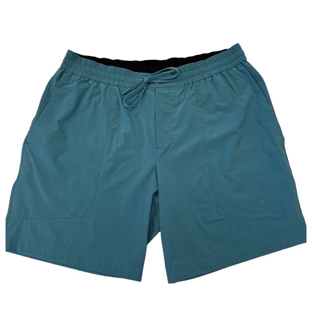 Lululemon Bowline Short 8" Stretch Ripstop Teal Blue Men's Size XXL